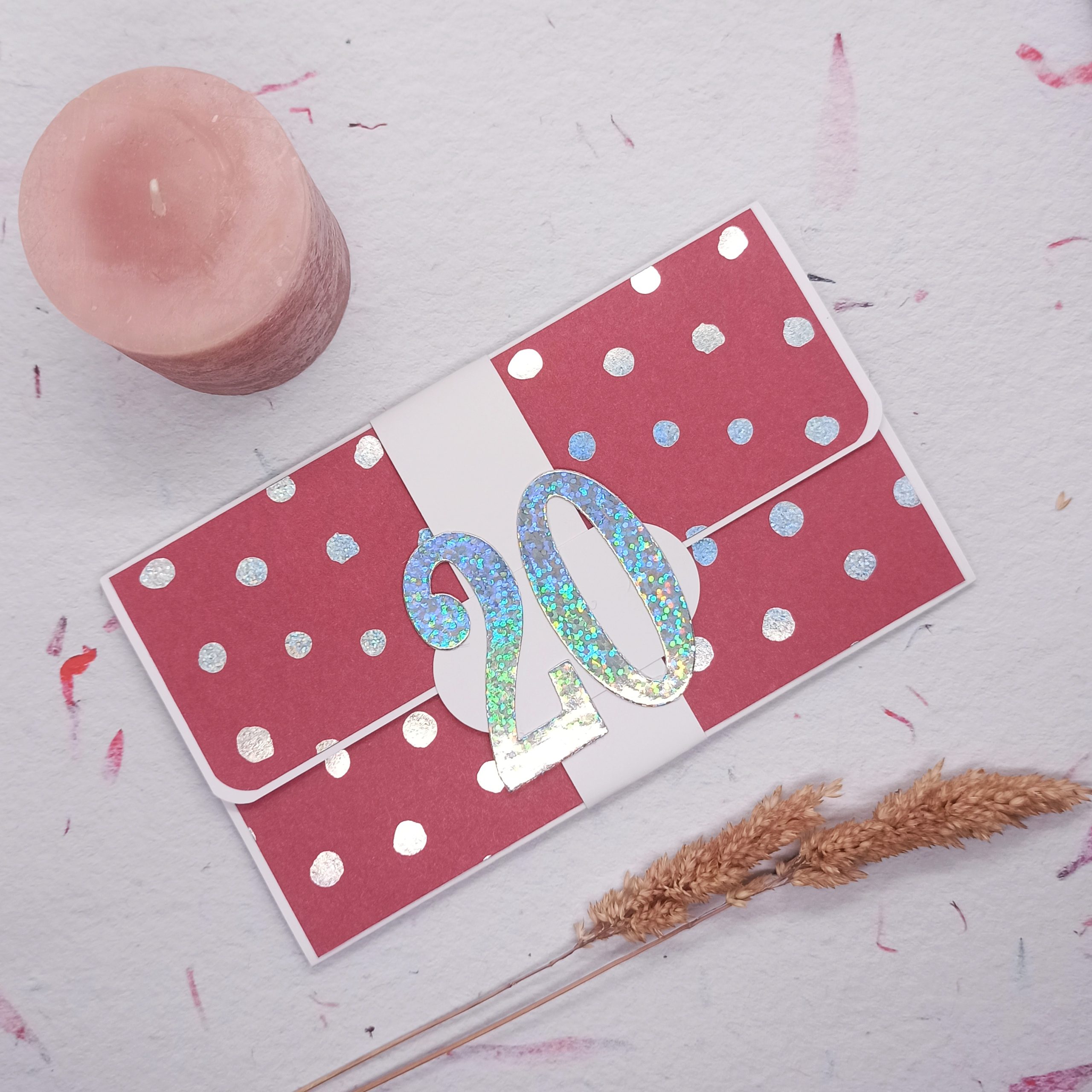 Carte porte-sous 20 ans de mariage – Image 3