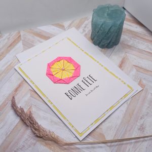 Carte origami Fleur – Fête des mères