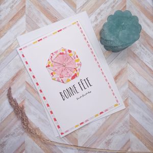 Carte origami Fleur – Fête des mères