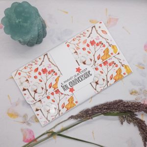 Carte porte-sous anniversaire