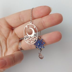 Marque-page bijou, Nuit étoilée ~ par Lydie de Créalyd