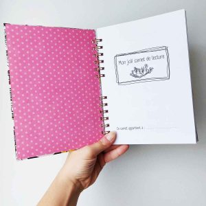 Carnet de lecture personnalisé fait main ~ sur commande