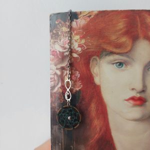 Marque-page bijou, Lotus ~ par Lydie de Créalyd