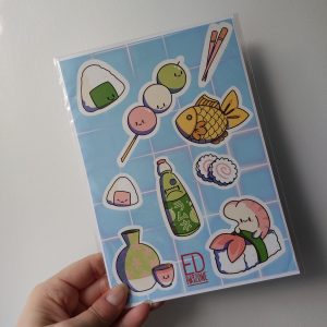 Planche de stickers Tabemono ~ by Élodie de Ed Artzone