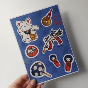 Planche de stickers Shiawase ~ by Élodie de Ed Artzone