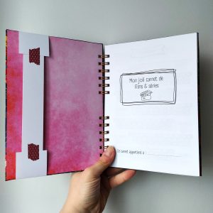 Carnet films et séries personnalisé fait main en France ~ sur commande