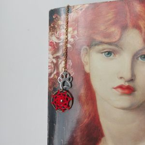 Marque-page bijou, Chat ~ par Lydie de Créalyd