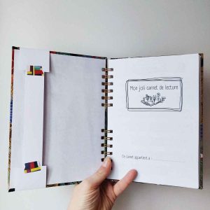 Carnet de lecture à remplir fait main en France ~ différents motifs