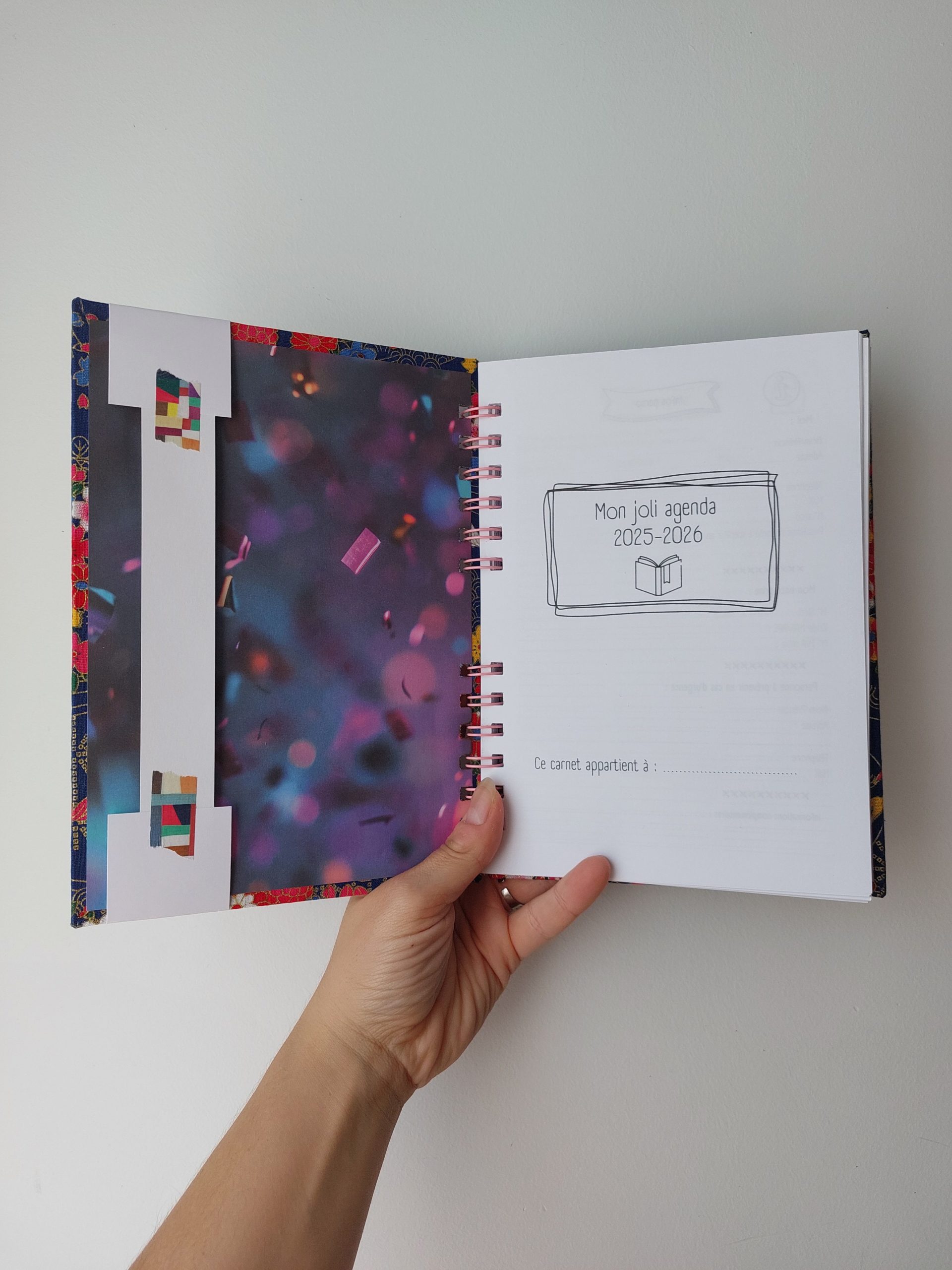 Agenda perso 2025-2026 ~ 1page/semaine ~ sur commande – Image 2