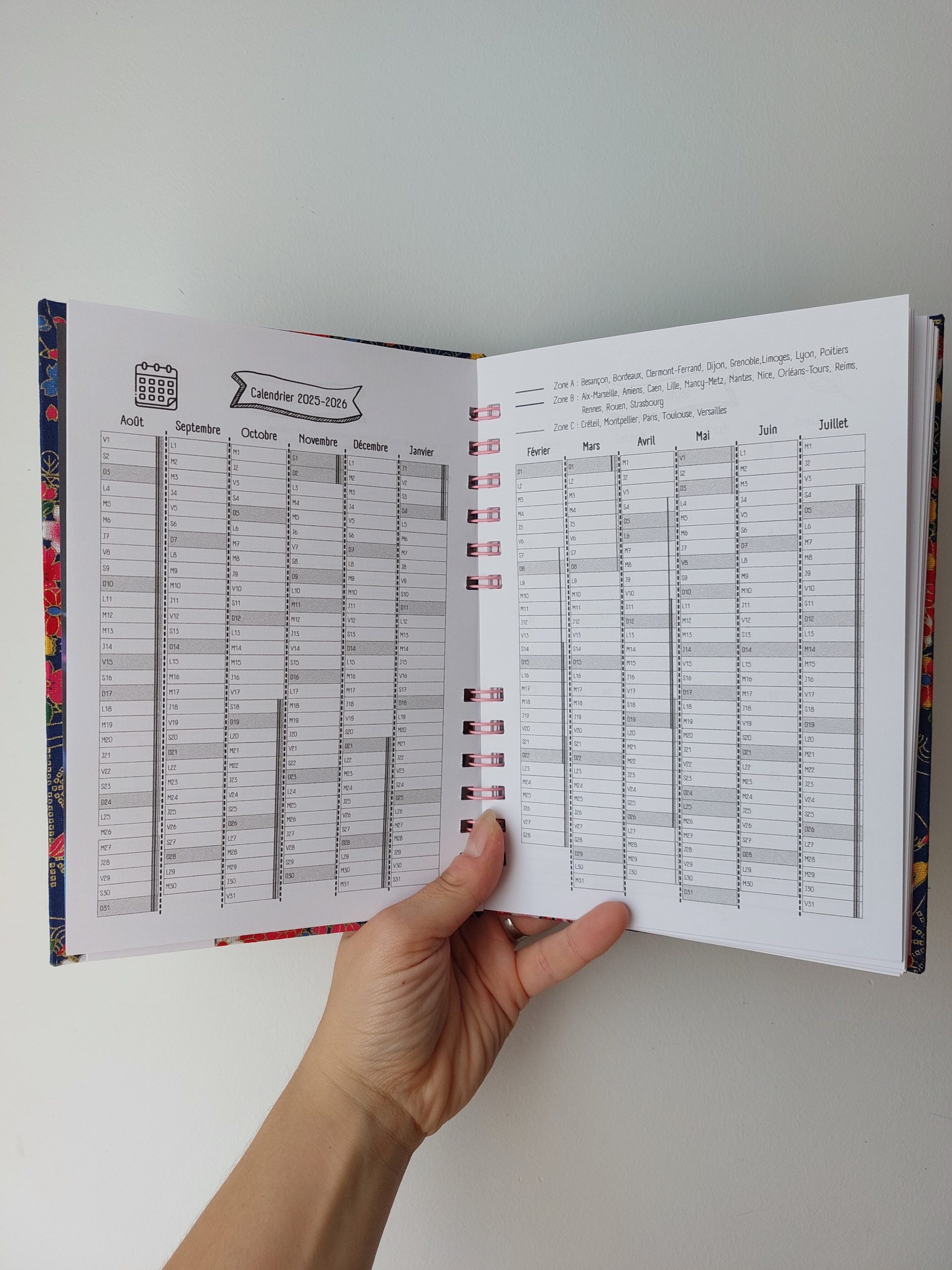 Agenda perso 2025-2026 ~ 1page/semaine ~ sur commande – Image 4