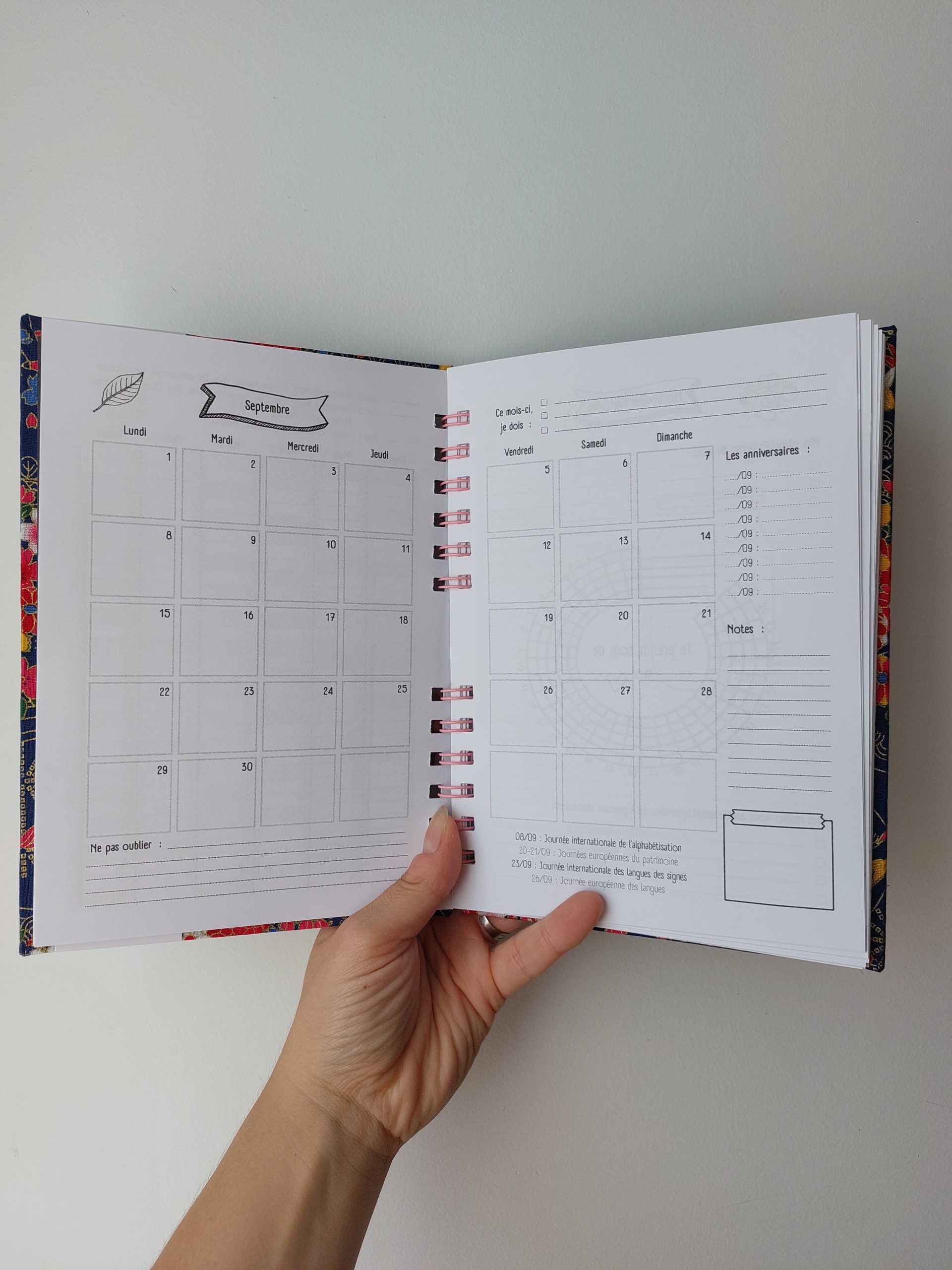 Agenda perso 2025-2026 ~ 1page/semaine ~ sur commande – Image 5