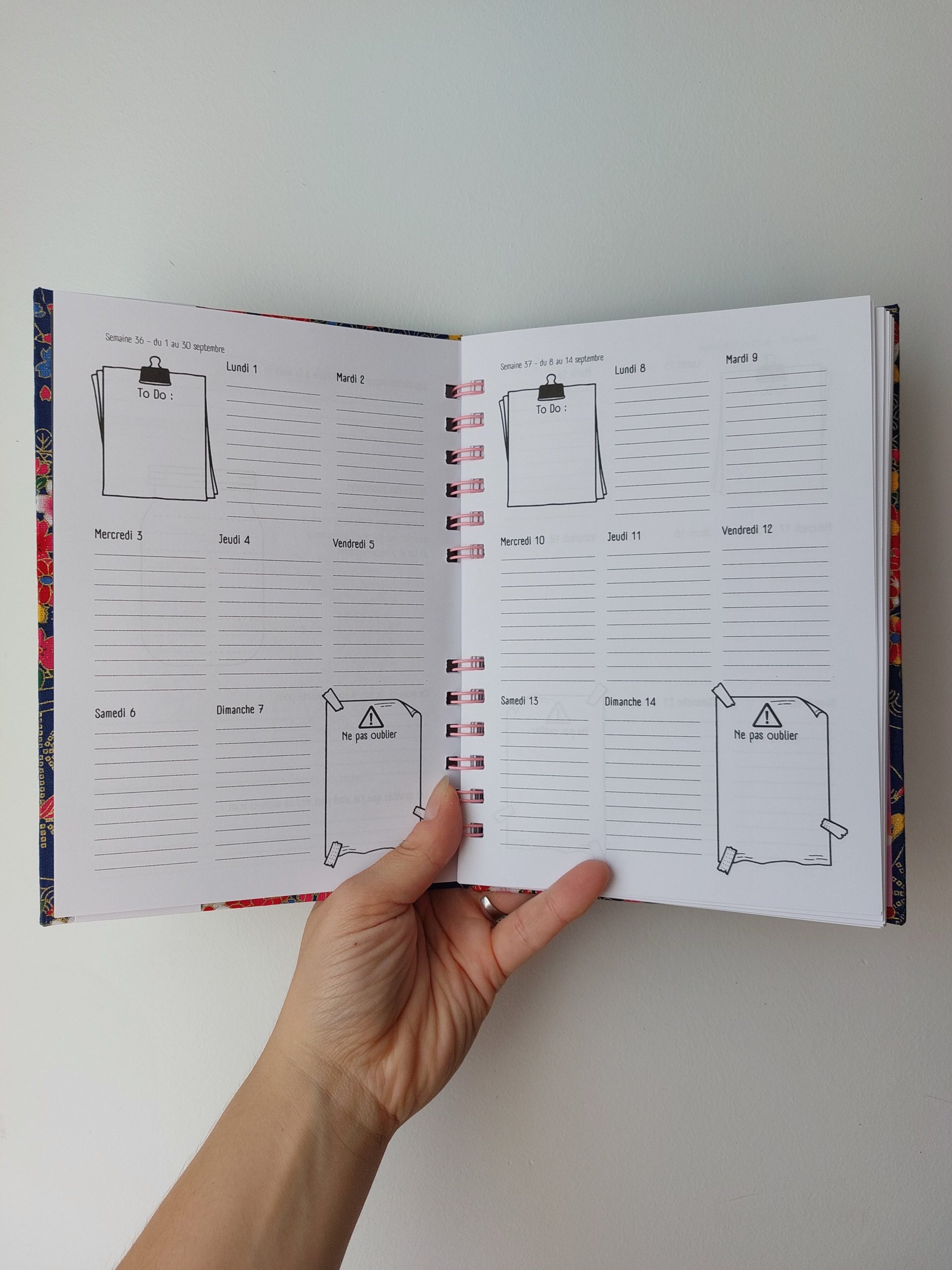 Agenda perso 2025-2026 ~ 1page/semaine ~ sur commande – Image 7
