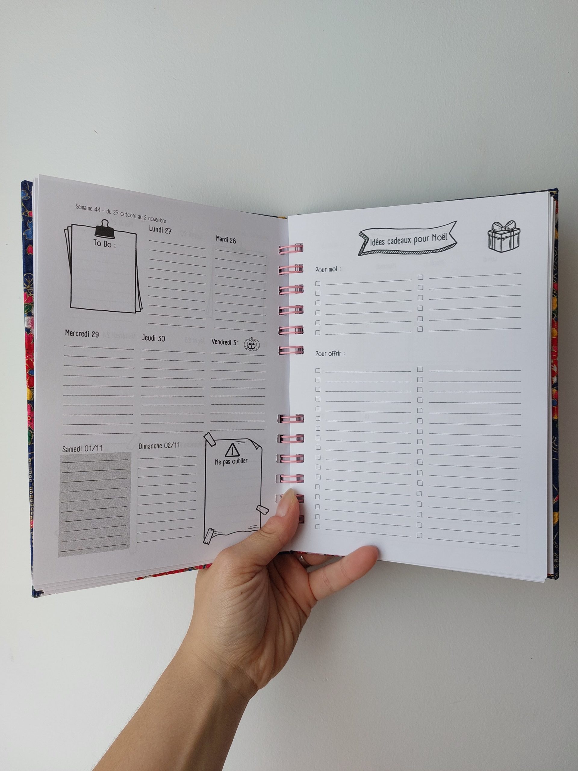 Agenda perso 2025-2026 ~ 1page/semaine ~ sur commande – Image 8
