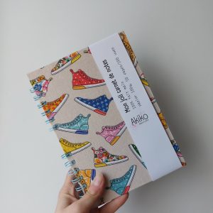 Carnet de notes blanc ~ Baskets