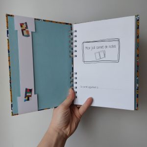Carnet de notes pratique et élégant ~ avec lignes ~ différents motifs