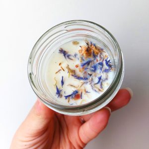 Bougie parfumée artisanale ~ par Emeline de Lilium Blanc