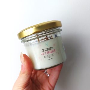 Bougie parfumée artisanale ~ par Emeline de Lilium Blanc