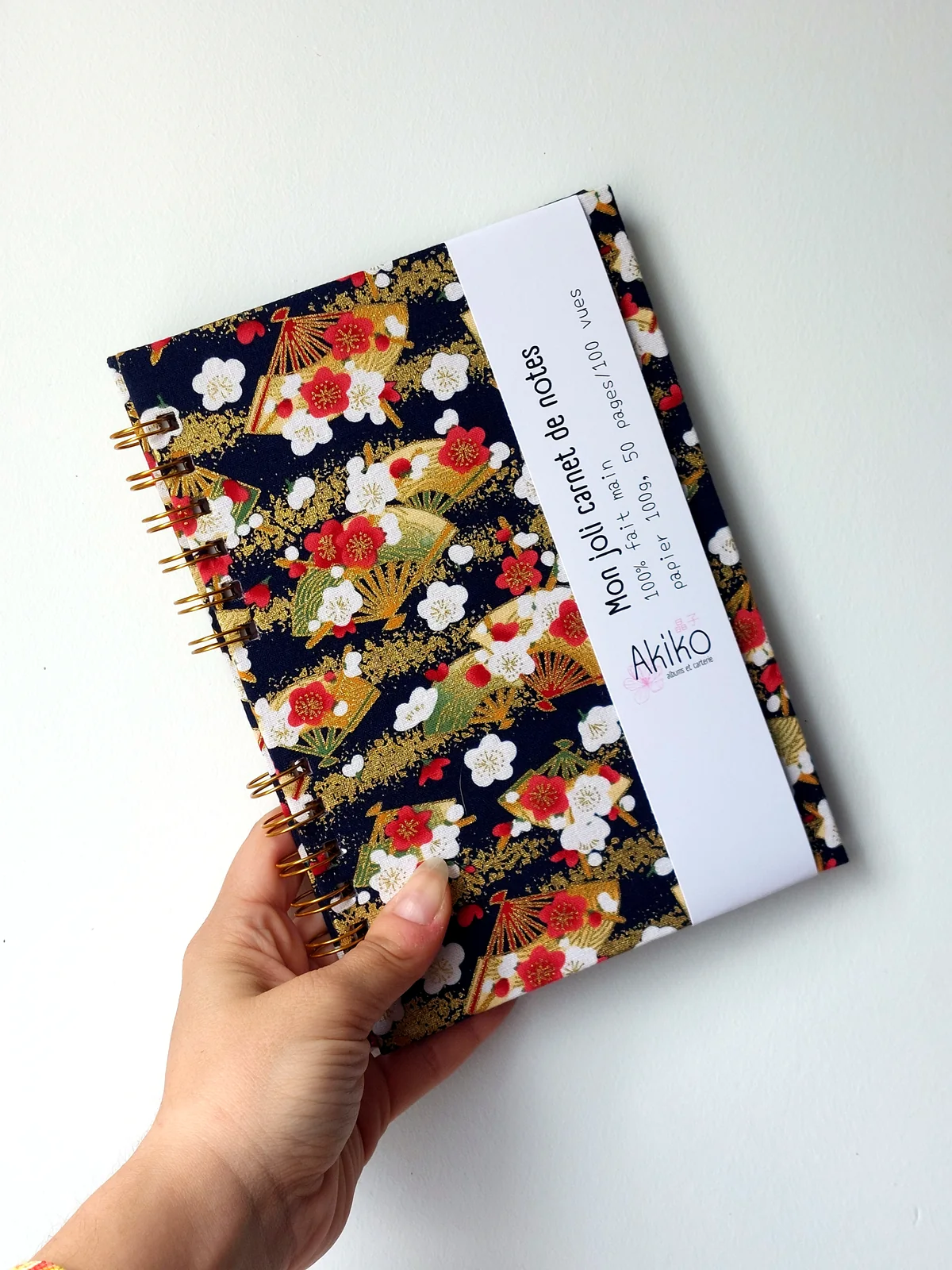 carnet-de-notes-blanc-fait-main-bretagne-tissu-japonais-eventails