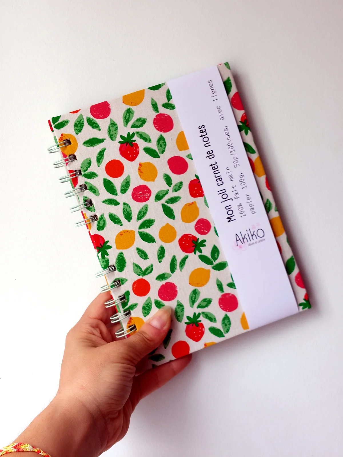 carnet-de-notes-ligne-fait-main-bretagne-fruits-colores