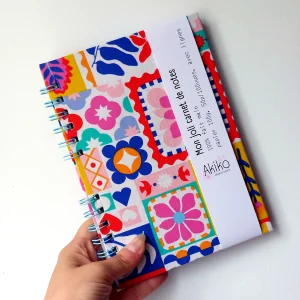 Carnet de notes ligné fait main en Bretagne ~ différents motifs