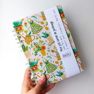 Carnet de jardinage à remplir fait main ~ différents motifs