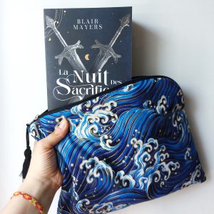 Grande pochette à livre broché ou relié japonaise hello elo