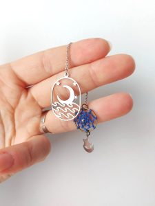 Marque-page bijoux lune Créalyd